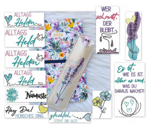 2€ ZUSATZTÜRCHEN 1. Dezember - Stickserie - 12 ITH Stiftehülle Vol. 3